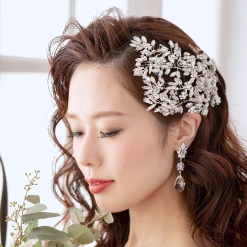 【ヘッドドレス】~ブライダルヘッドドレス~ ≪HD-20≫ 【結婚式　ヘアアクセサリー】