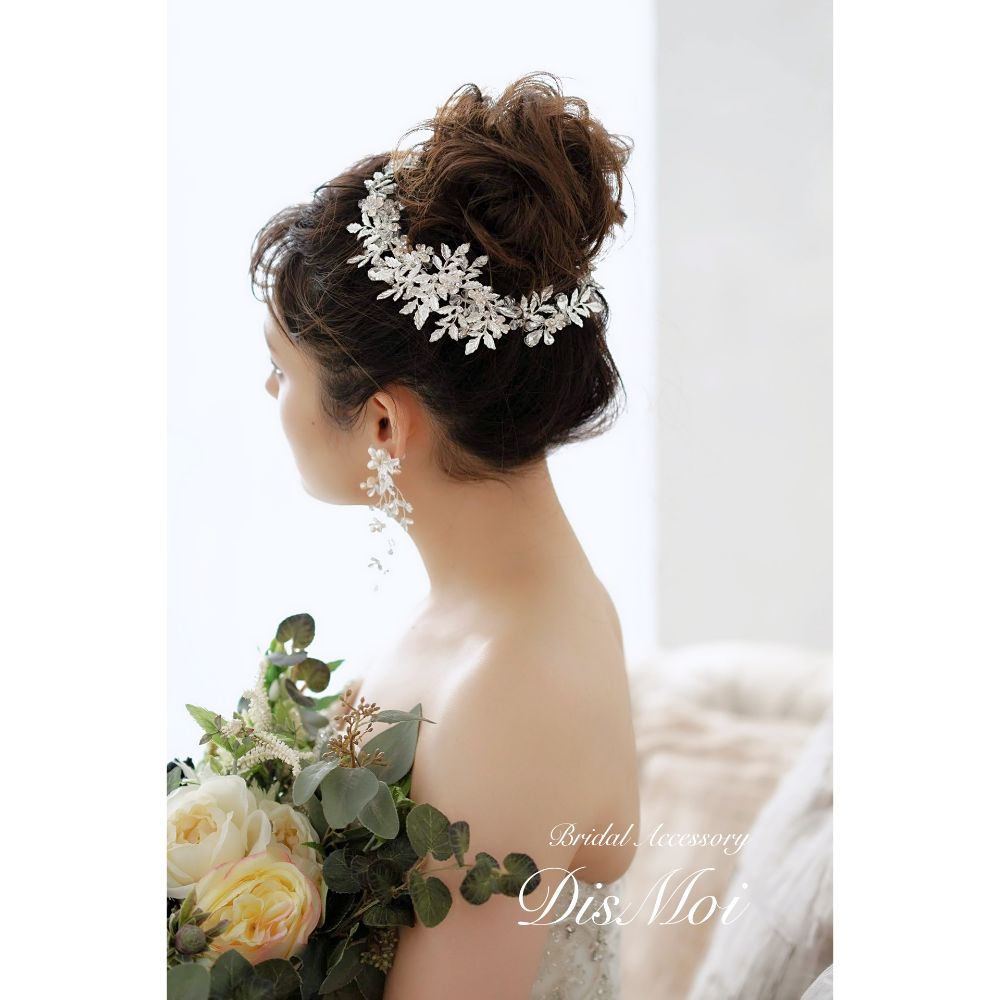 【ヘッドドレス】~ブライダルヘッドドレス~ ≪HD-21≫ 【結婚式　ヘアアクセサリー】