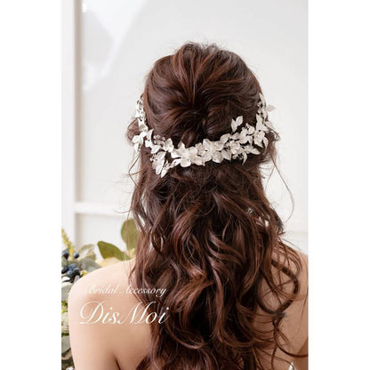 【ヘッドドレス】silver/gold ~ブライダルヘッドドレス~ ≪HD-23≫ 【結婚式 ヘアアクセサリー】