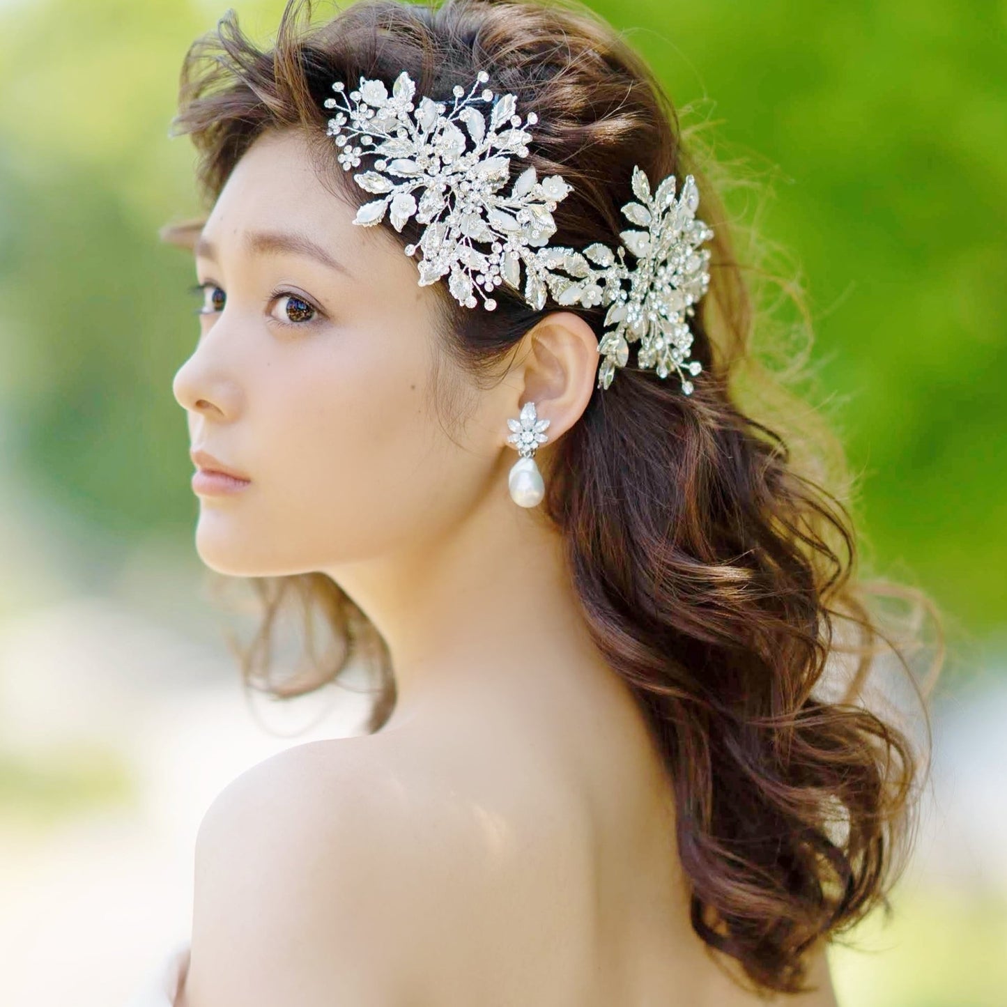 【ヘッドドレス】~ブライダルヘッドドレス~ ≪HD-27≫ 【結婚式　ヘアアクセサリー】