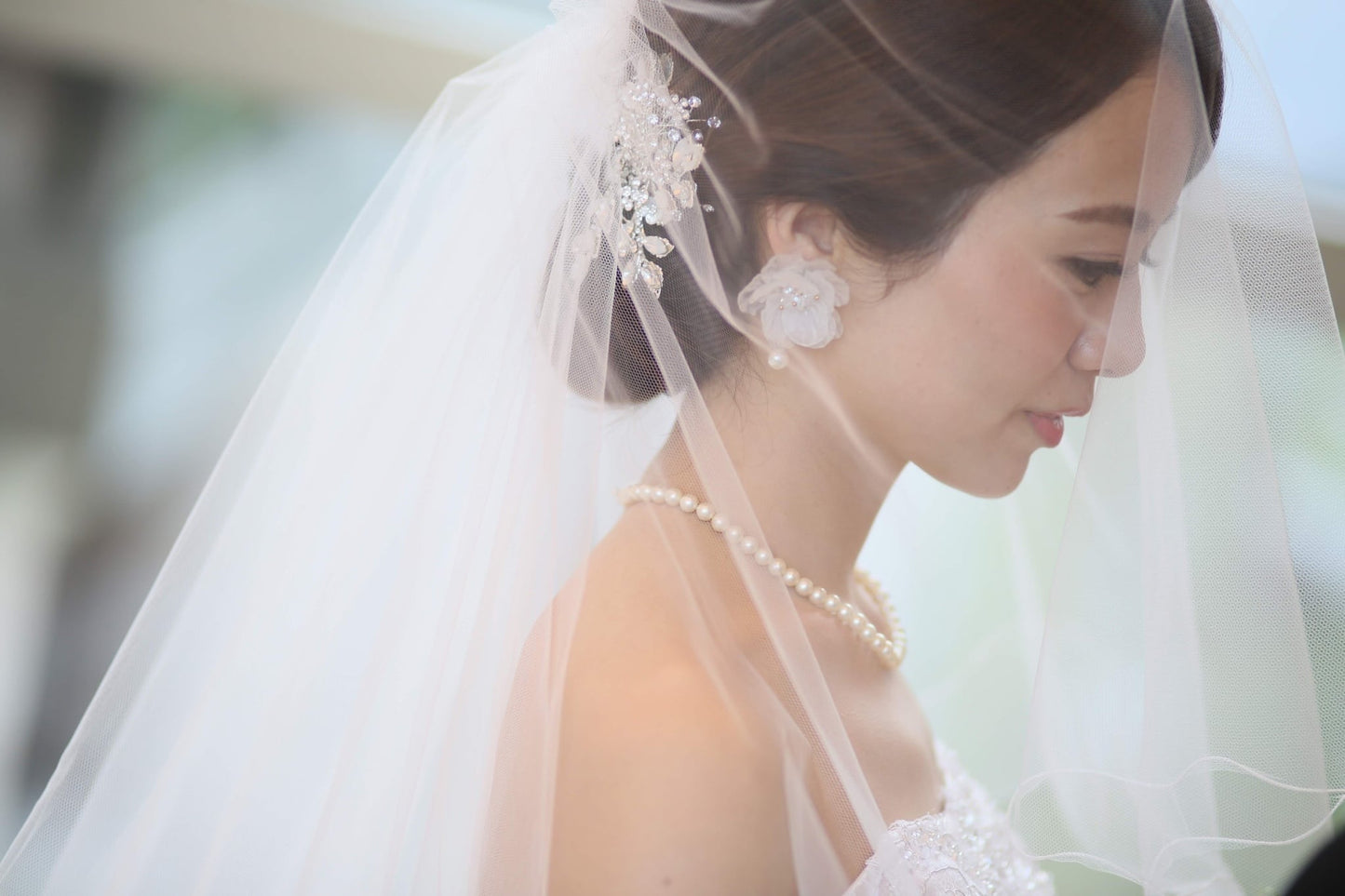 【ヘッドドレス】~ブライダルヘッドドレス~ ≪HD-27≫ 【結婚式　ヘアアクセサリー】