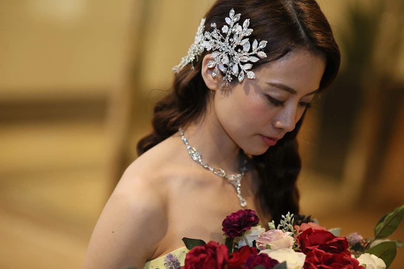 【ヘッドドレス】~ブライダルヘッドドレス~ ≪HD-27≫ 【結婚式 ヘアアクセサリー】