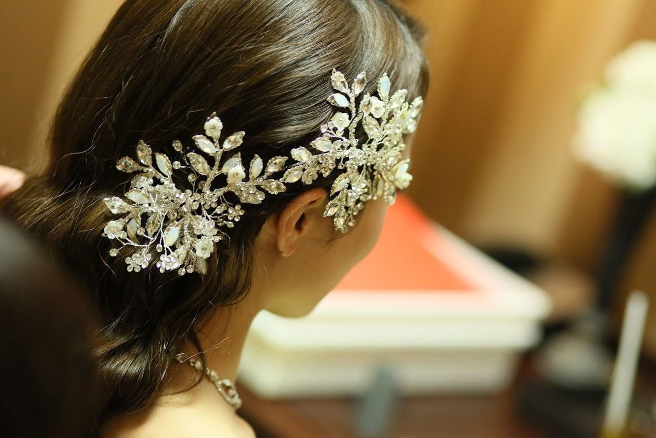 【ヘッドドレス】~ブライダルヘッドドレス~ ≪HD-27≫ 【結婚式 ヘアアクセサリー】