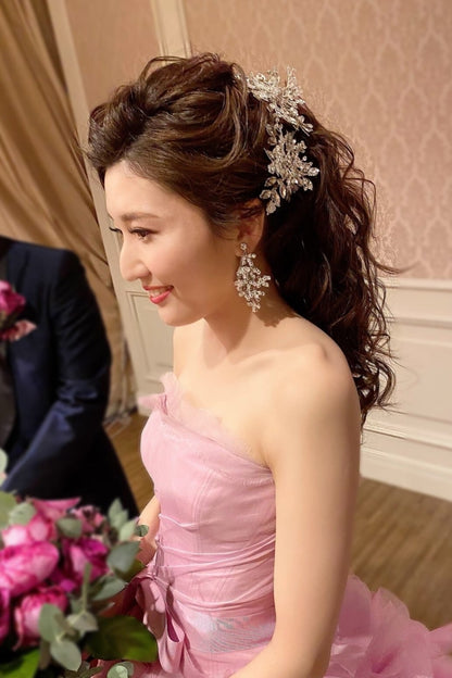 【ヘッドドレス】~ブライダルヘッドドレス~ ≪HD-27≫ 【結婚式 ヘアアクセサリー】