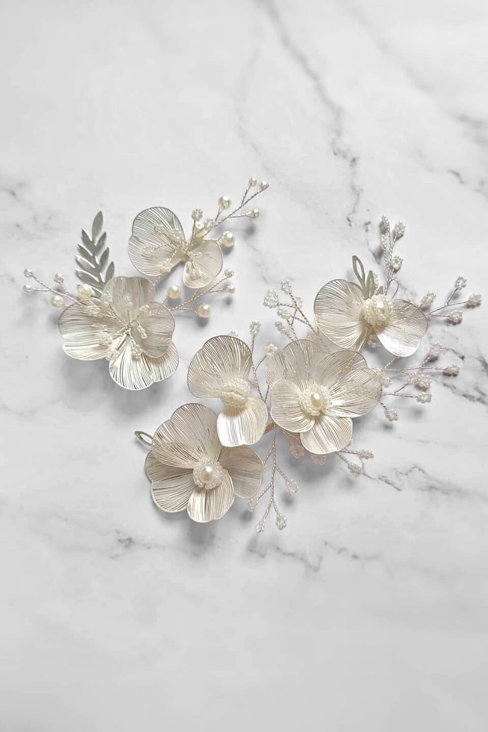 【ヘッドドレス】ヘッドドレスセット silver/gold ~ブライダルヘッドドレス~ ≪HD-35≫ 【結婚式 ヘアアクセサリー】