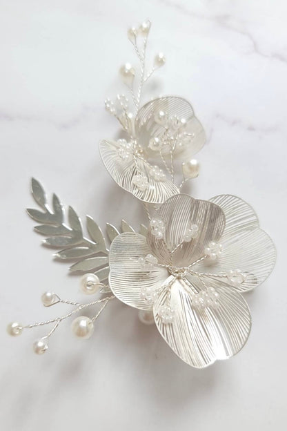 【ヘッドドレス】ヘッドドレスセット silver/gold ~ブライダルヘッドドレス~ ≪HD-35≫ 【結婚式 ヘアアクセサリー】