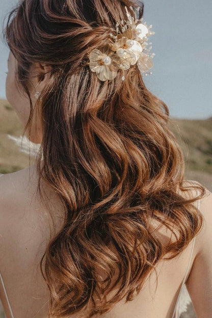 【ヘッドドレス】ヘッドドレスセット silver/gold ~ブライダルヘッドドレス~ ≪HD-35≫ 【結婚式 ヘアアクセサリー】