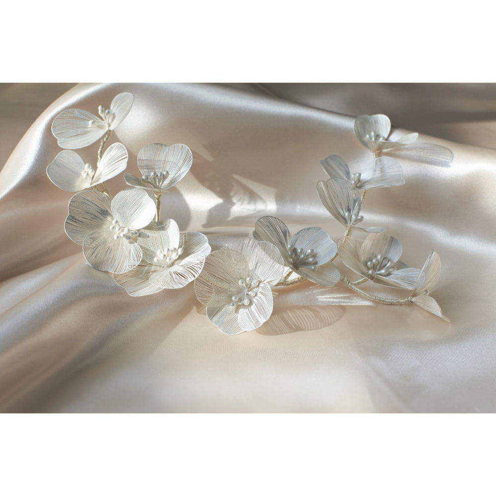 【ヘッドドレス】silver/gold~ブライダルヘッドドレス~ ≪HD-39≫ 【結婚式 ヘアアクセサリー】