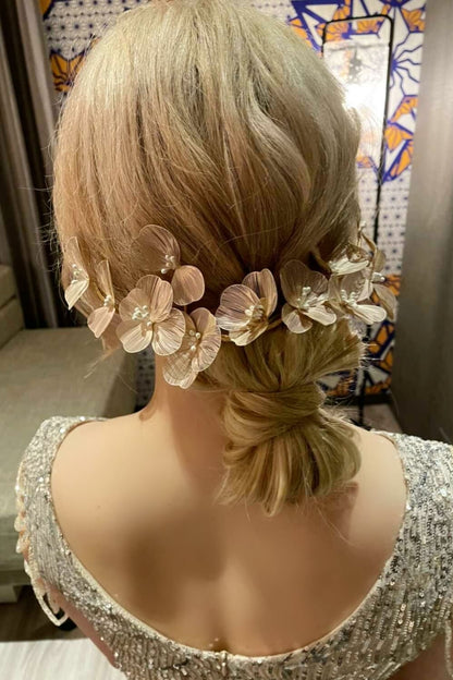 【ヘッドドレス】silver/gold~ブライダルヘッドドレス~ ≪HD-39≫ 【結婚式 ヘアアクセサリー】