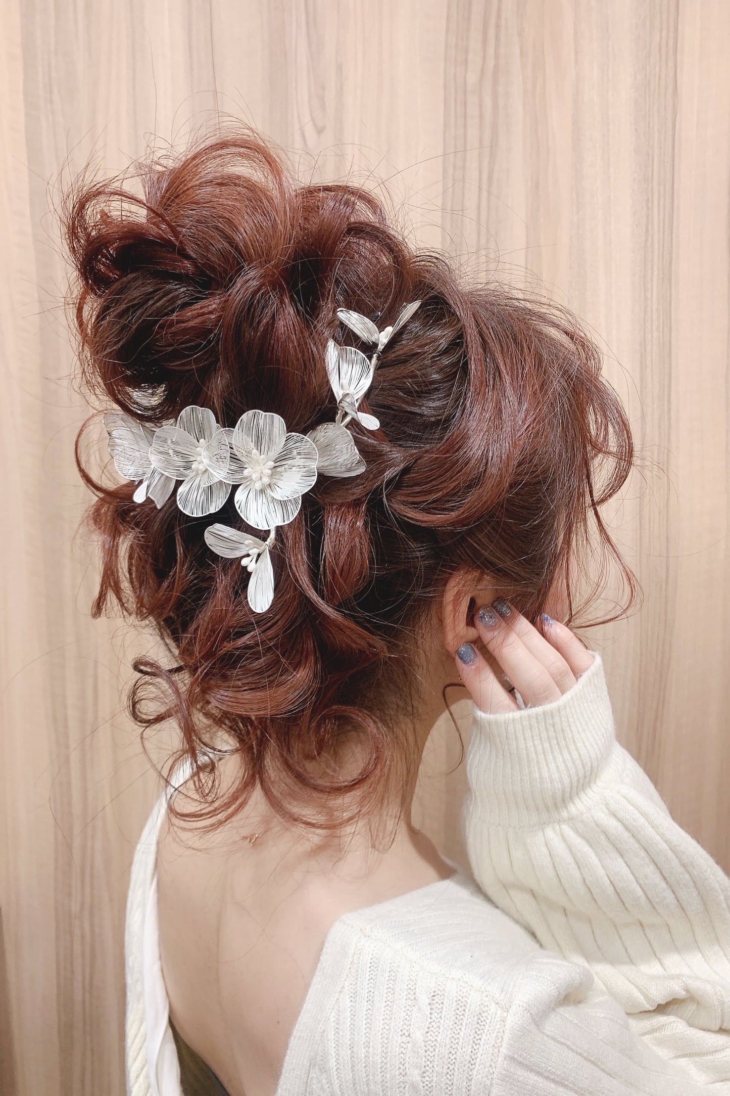 【ヘッドドレス】silver/gold~ブライダルヘッドドレス~ ≪HD-39≫ 【結婚式 ヘアアクセサリー】