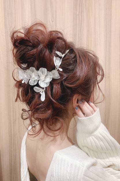 【ヘッドドレス】silver/gold~ブライダルヘッドドレス~ ≪HD-39≫ 【結婚式 ヘアアクセサリー】