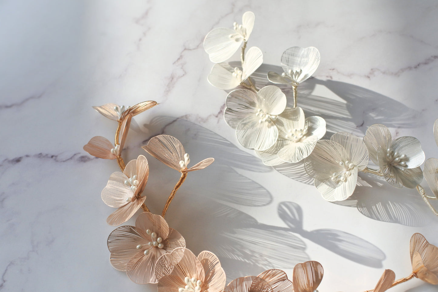 【ヘッドドレス】silver/gold~ブライダルヘッドドレス~ ≪HD-39≫ 【結婚式 ヘアアクセサリー】