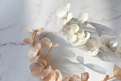 【ヘッドドレス】silver/gold~ブライダルヘッドドレス~ ≪HD-39≫ 【結婚式 ヘアアクセサリー】