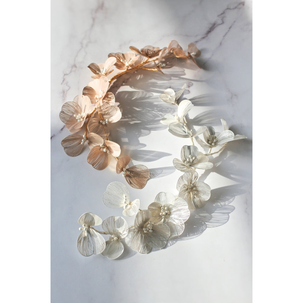 【ヘッドドレス】silver/gold~ブライダルヘッドドレス~ ≪HD-39≫ 【結婚式 ヘアアクセサリー】