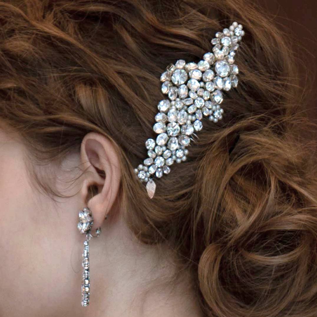 Jennypackham Fiori Comb パールビジューコーム 【結婚式　ヘアアクセサリー　レンタル】