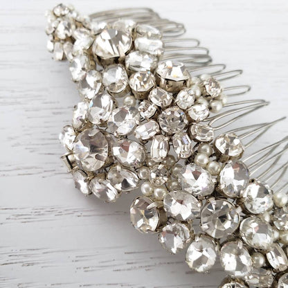 Jennypackham Fiori Comb パールビジューコーム 【結婚式 ヘアアクセサリー レンタル】