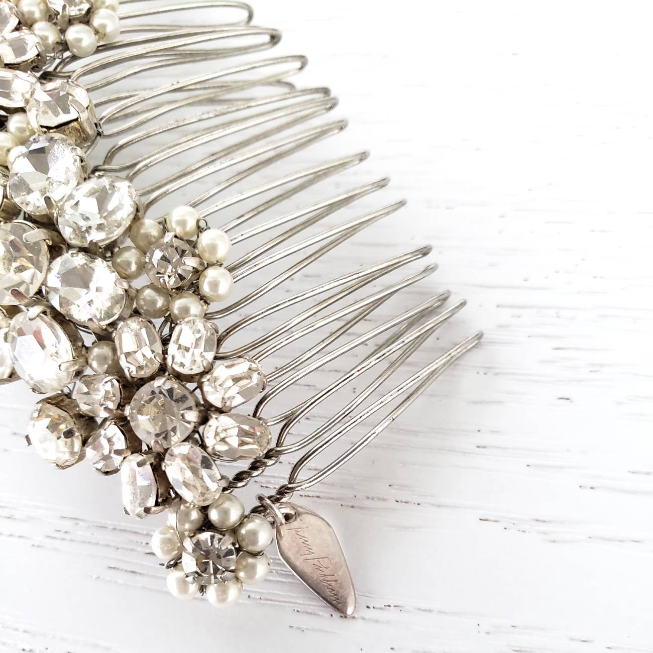 Jennypackham Fiori Comb パールビジューコーム 【結婚式 ヘアアクセサリー レンタル】