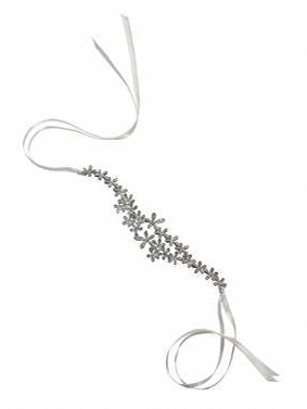 【3泊4日】Elizabethbower Lula クリスタルヘアカチューシャ 【結婚式 ヘアアクセサリー レンタル】