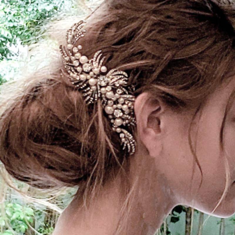 Ivory&Co. Brooke スタイリッシュヘッドコーム 【結婚式 ヘアアクセサリー レンタル】