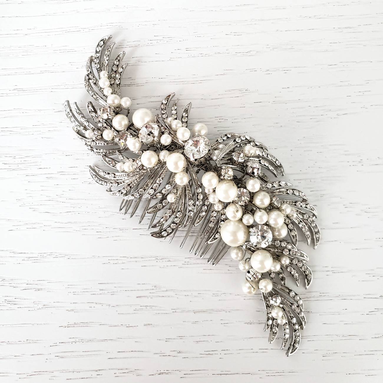 Ivory&Co. Brooke スタイリッシュヘッドコーム 【結婚式 ヘアアクセサリー レンタル】