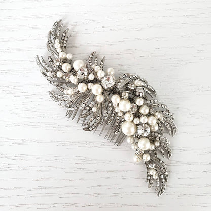 Ivory&Co. Brooke スタイリッシュヘッドコーム 【結婚式 ヘアアクセサリー レンタル】