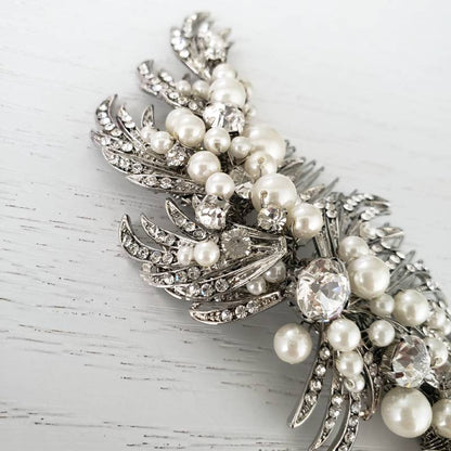 Ivory&Co. Brooke スタイリッシュヘッドコーム 【結婚式 ヘアアクセサリー レンタル】