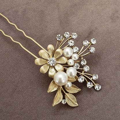 【3泊4日】Elizabeth Bower ゴールドヘッドコーム 【結婚式 ヘアアクセサリー レンタル】