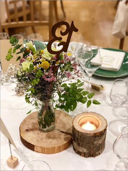 ナチュラルゲストテーブル装花 【結婚式 フラワー 会場装花】