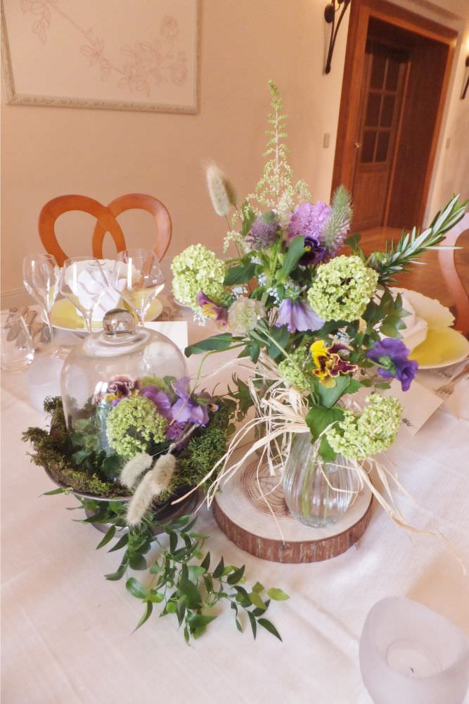 ゲストテーブル装花 【結婚式 フラワー 会場装花】