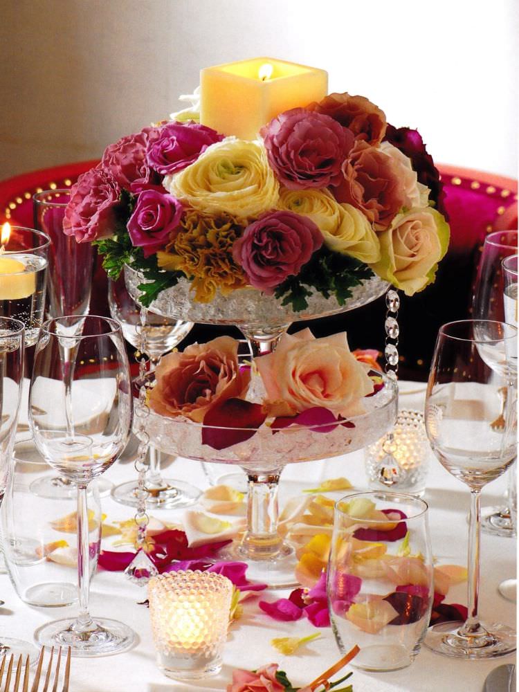 ♡ekubochan♡ゲストテーブル装花 ゲストテーブル装花 【結婚式 フラワー 会場装花】 – 結婚式準備サイト