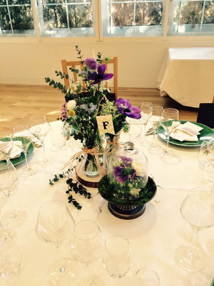 ゲストテーブル装花 【結婚式 フラワー 会場装花】