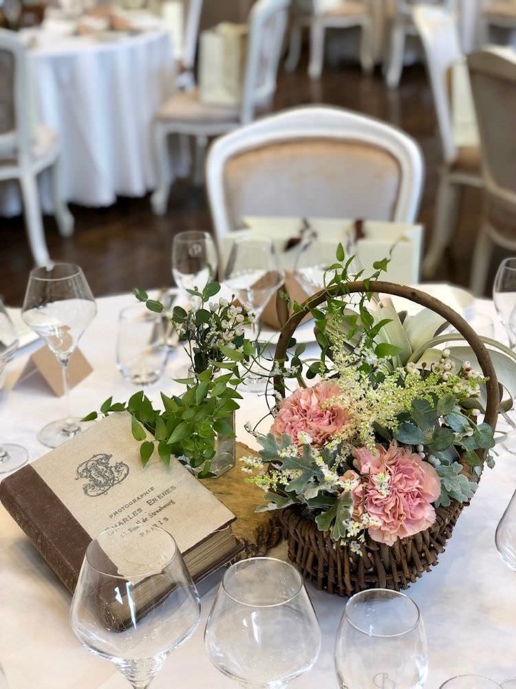 ゲストテーブル装花 【結婚式 フラワー 会場装花】