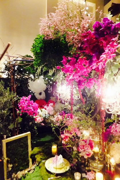 オーダーメイドゲストテーブル装花 【結婚式 フラワー 会場装花】