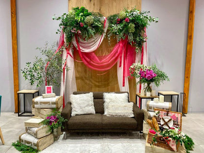 【レンタル】高砂装飾 兼 フォトブース 003 【結婚式 フラワー 会場装花 レンタル】