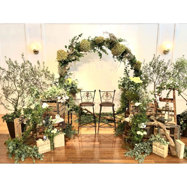 【ブーケプレゼント】オーダーメイドウェディング装花トータルプラン 【結婚式 フラワー 会場装花 オーダーメイド】