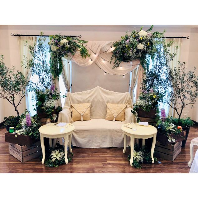 【ブーケプレゼント】オーダーメイドウェディング装花トータルプラン 【結婚式 フラワー 会場装花 オーダーメイド】