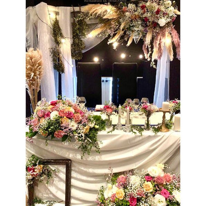 【ブーケプレゼント】オーダーメイドウェディング装花トータルプラン 【結婚式 フラワー 会場装花 オーダーメイド】