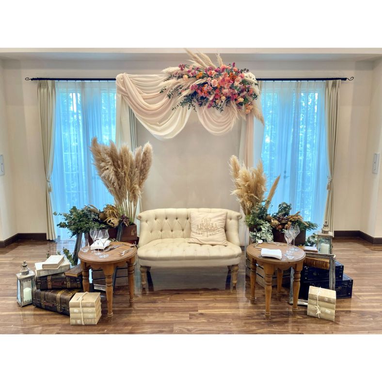 【ブーケプレゼント】オーダーメイドウェディング装花トータルプラン 【結婚式 フラワー 会場装花 オーダーメイド】