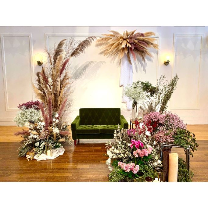 【ブーケプレゼント】オーダーメイドウェディング装花トータルプラン 【結婚式 フラワー 会場装花 オーダーメイド】