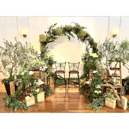 【ブーケプレゼント】オーダーメイドウェディング装花トータルプラン 【結婚式 フラワー 会場装花 オーダーメイド】