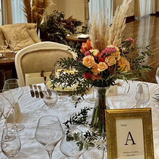 【オーダーメイド】ゲストテーブル装花 【結婚式 フラワー 会場装花 オーダーメイド】
