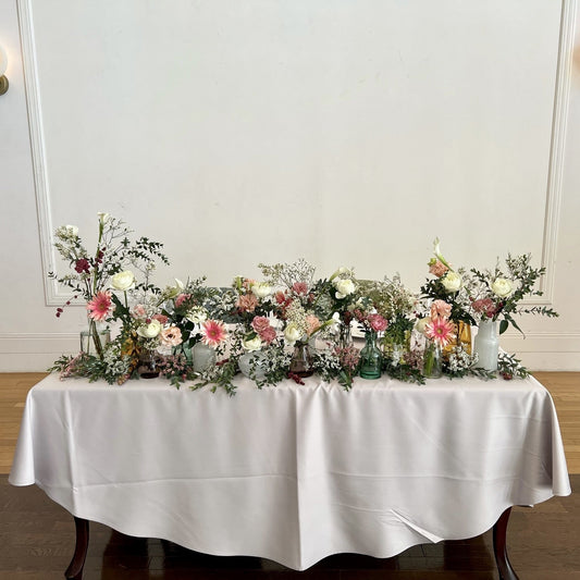 【オーダーメイド】メインテーブル装花 【結婚式 フラワー 会場装花 オーダーメイド】