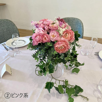 【造花】ウェルカムスペースフラワー  【結婚式　フラワー　会場装花】