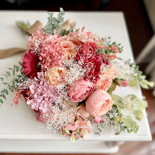 【ブーケレッスン】ウェディングブーケ手作り1dayレッスン 【結婚式 フラワー ブーケ ブートニア DIY ブーケ教室】