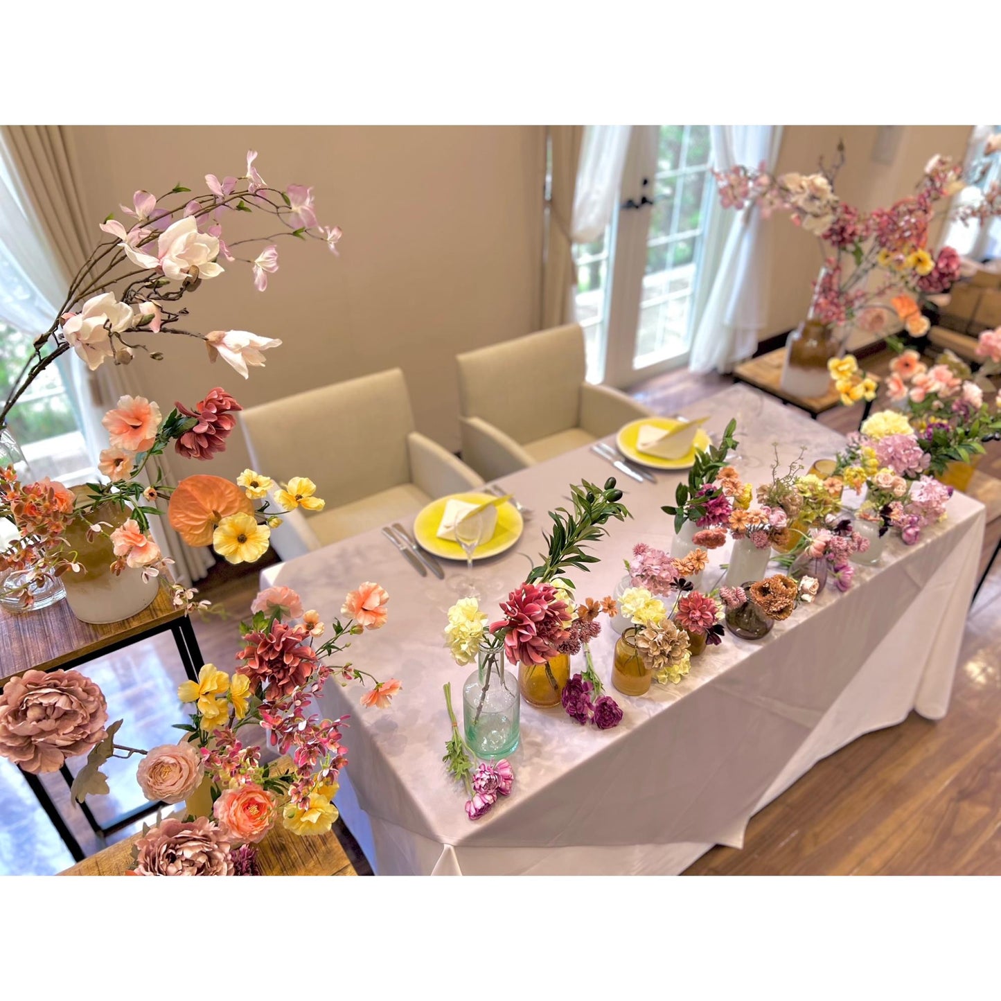 【レンタル】高砂装飾兼フォトブース101【結婚式 フラワー 会場装花】