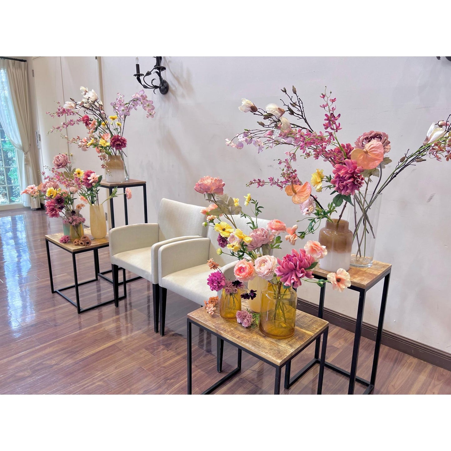 【レンタル】高砂装飾兼フォトブース102【結婚式 フラワー 会場装花】