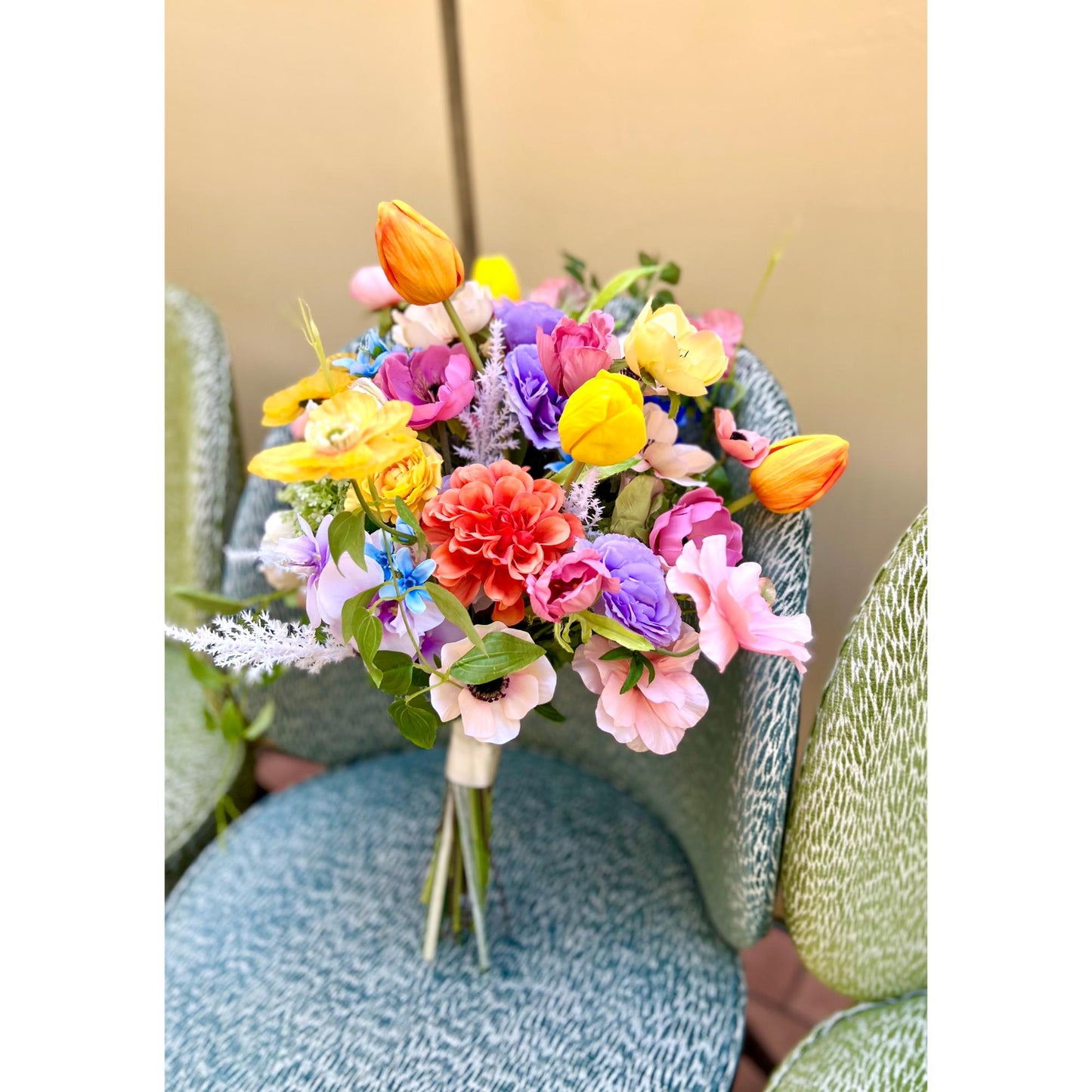 【レンタル】フォトウェディング用フラワーアーチ(レンタルブーケ&ブートニアセット)【結婚式 フラワー 会場装花】