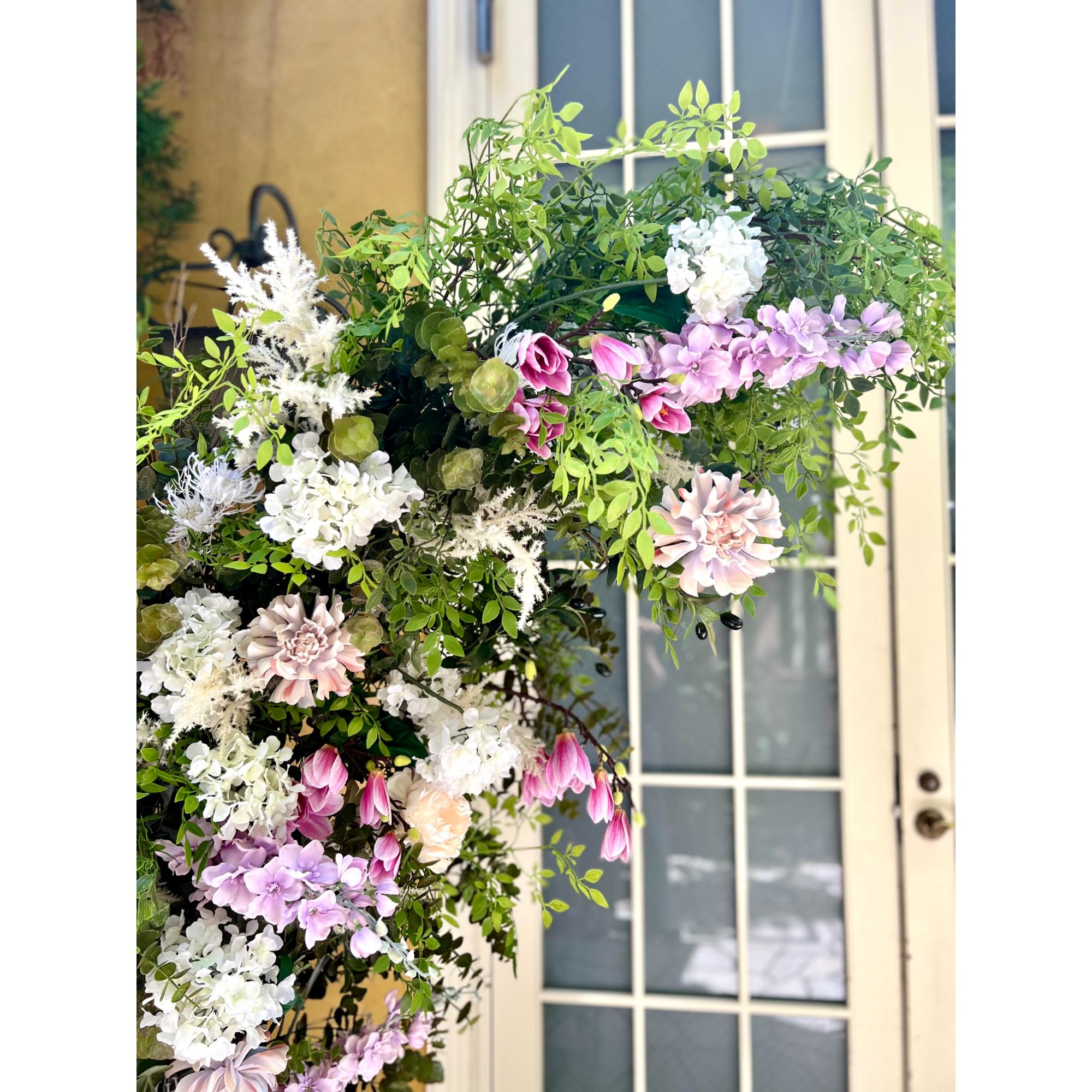 【最終値下げ！】造花　結婚式　内装　装飾　フラワーロード フラワーアーチ・バージンロード装花 結婚式 会場装花 | トキハナ