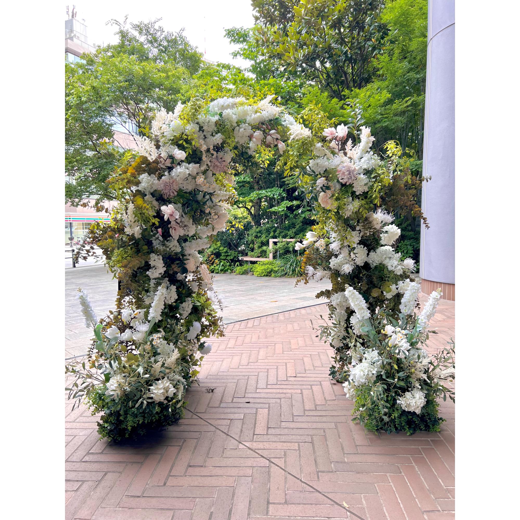 専用】ウェディングブーケ アーチ ブートニア セット レンタル】フォト