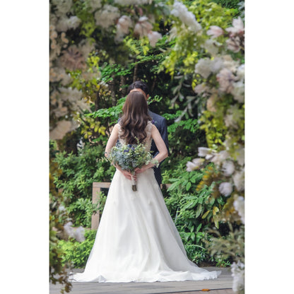 【レンタル】フォトウェディング用フラワーアーチ(レンタルブーケ&ブートニアセット)【結婚式 フラワー 会場装花】